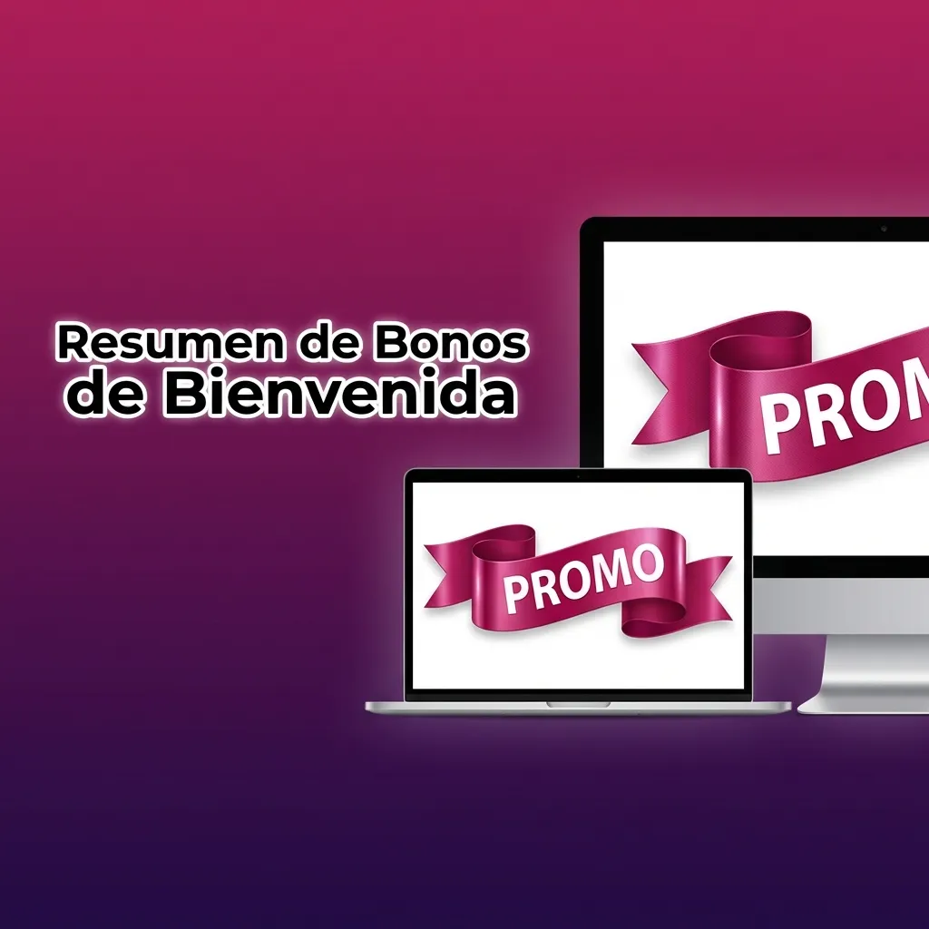 Tabla de bonos de bienvenida mostrando porcentajes, montos máximos y requisitos de apuesta para cuatro depósitos