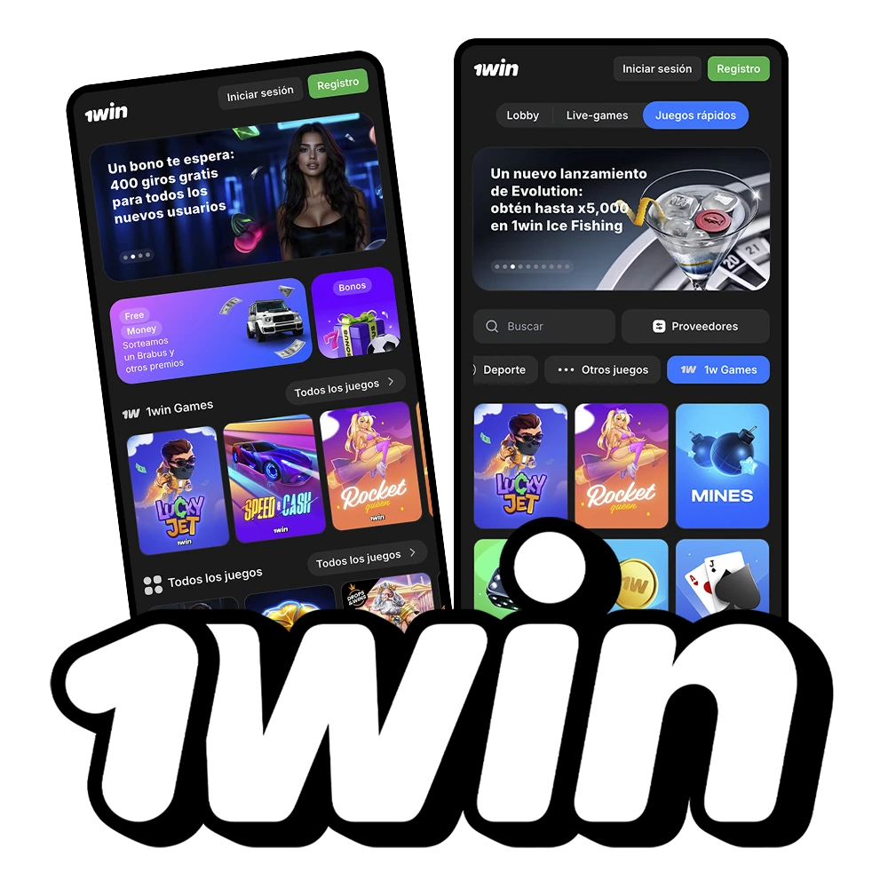 Descarga la aplicación móvil 1Win para jugar en el casino y hacer apuestas.