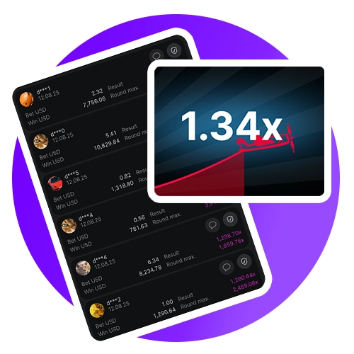 Disfruta del chat con otros jugadores en 1Win aviator.