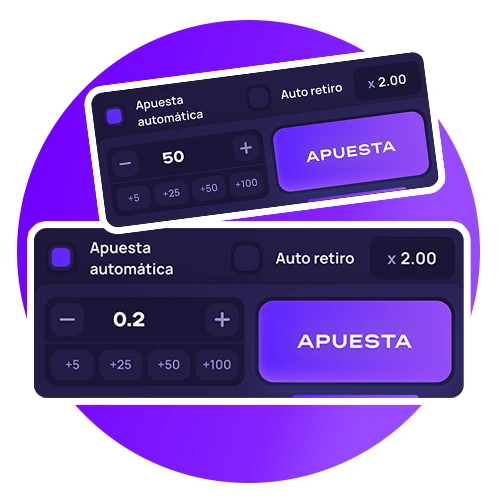 Activa la apuesta automática y el cobro automático de ganancias en 1Win Lucky Jet.