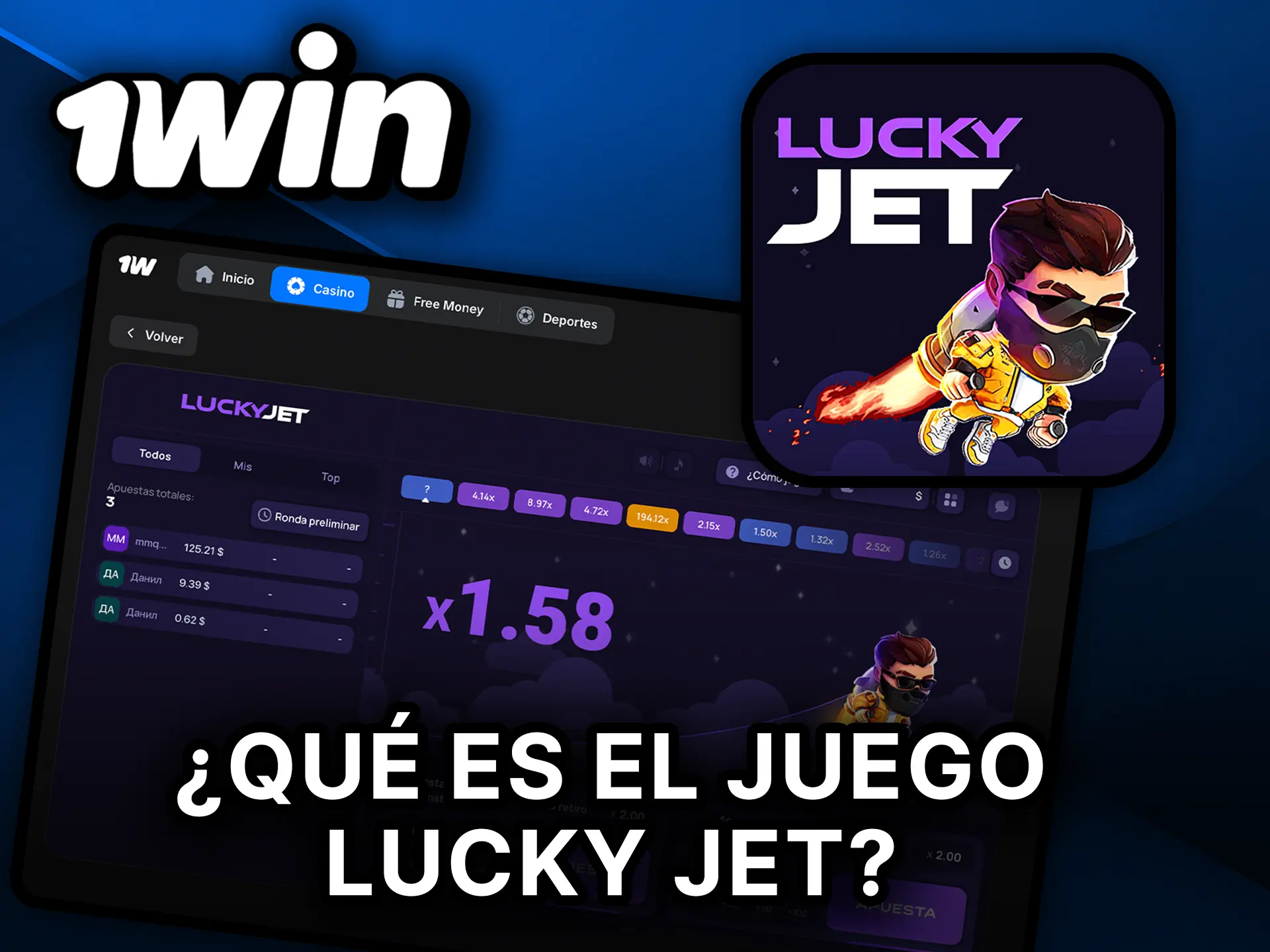 Qué es el juego Lucky Jet de 1Win y cómo empezar a jugar.