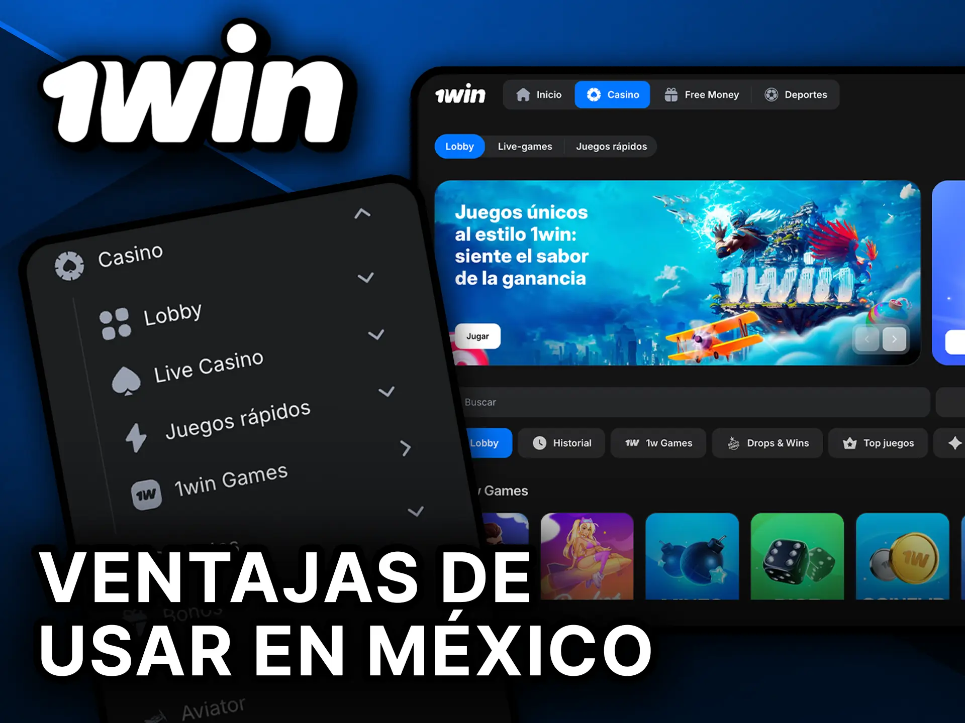 Conoce las ventajas de usar 1Win en México.